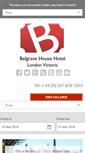 Mobile Screenshot of belgravehousehotel.com